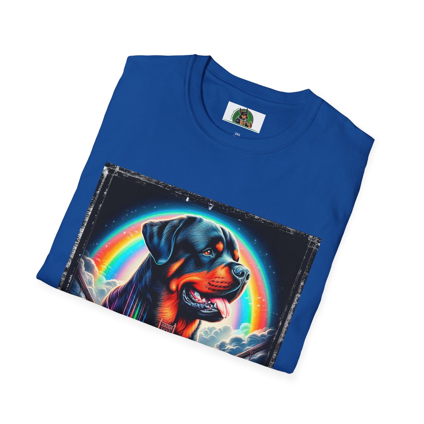 Rottweiler colorful rainbow T-Shirt Printify