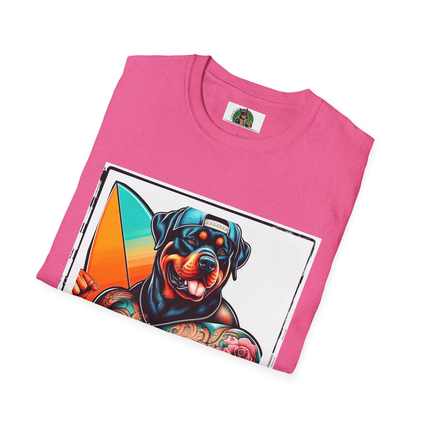 Rottweiler beach hotter shirt