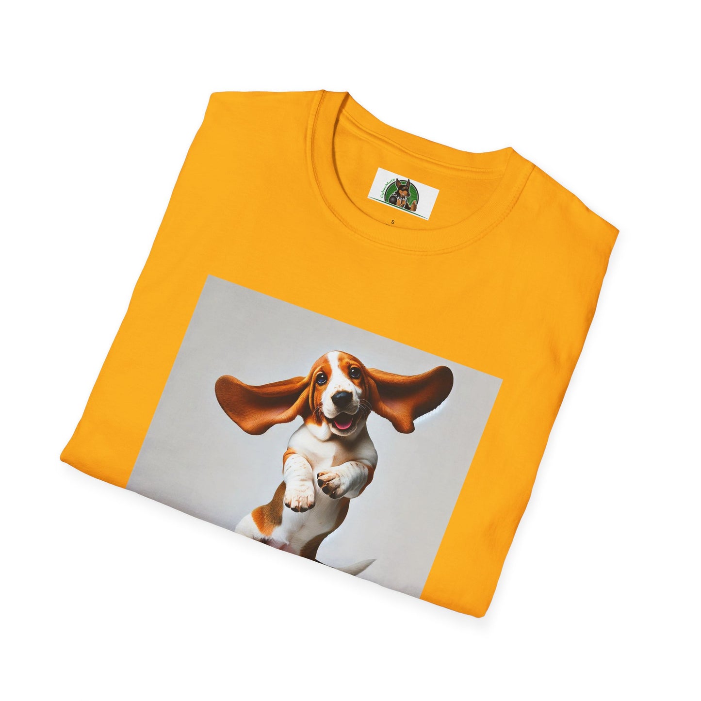Bassett Hound T-Shirt - Dancing Dog Design