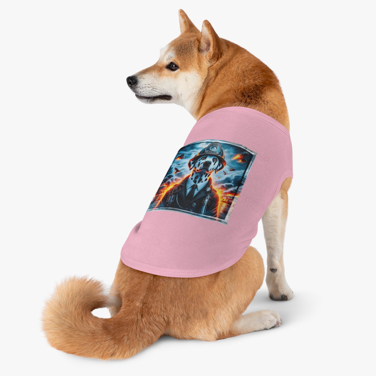 Pet Tank Top Dalmatian war hero t shirt