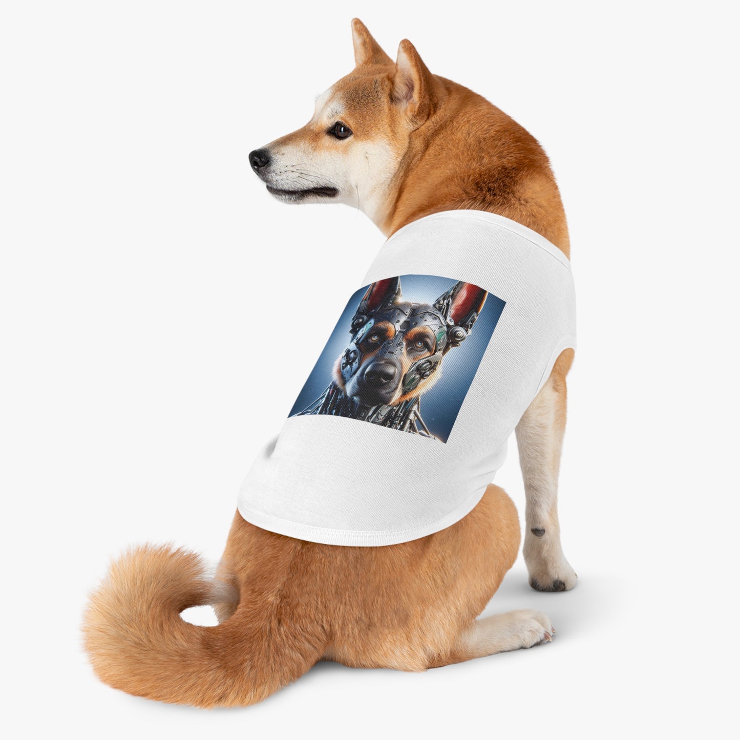 German Shepherd bionic man shirt