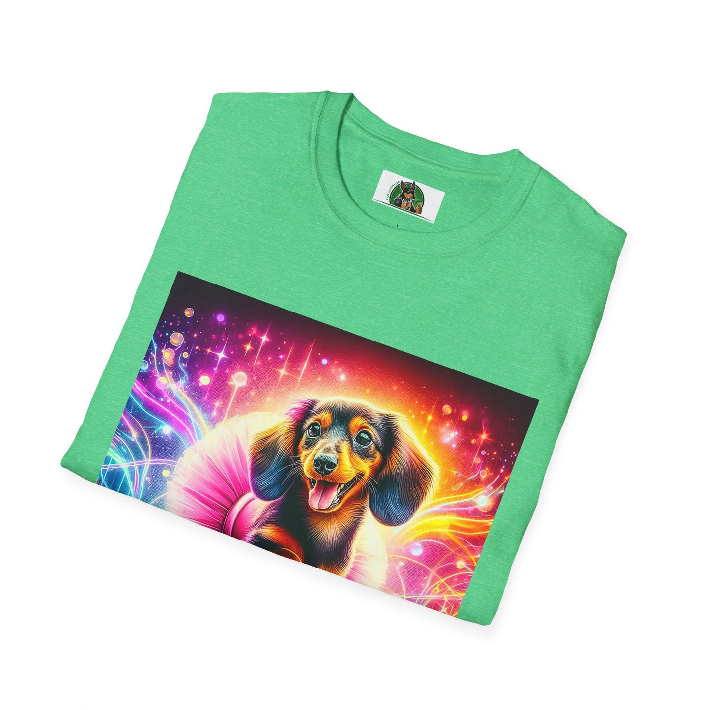 Dachshund dancing ballerina t shirt