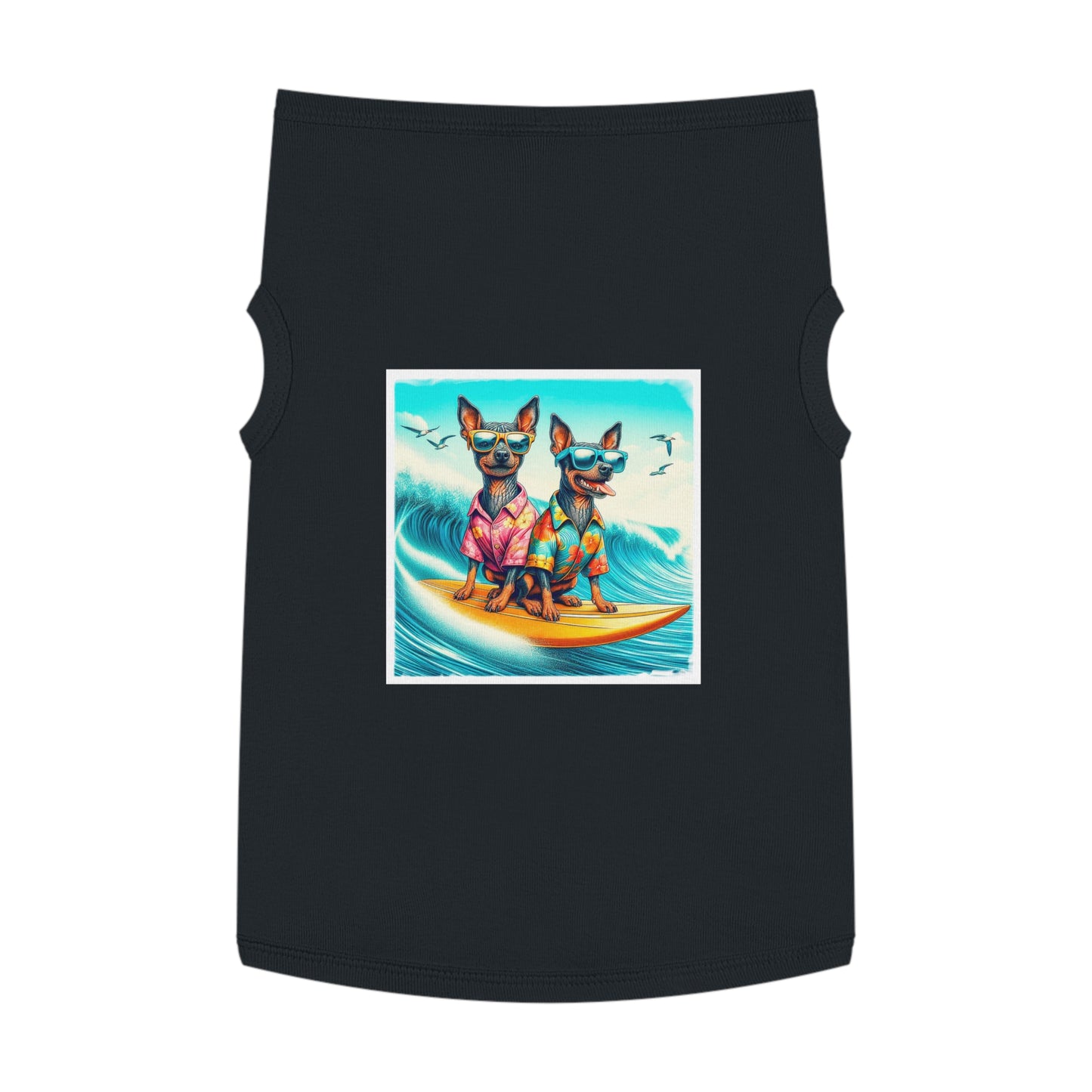 Mexican Hairless surfimg cutie shirt Pets Printify XL Black