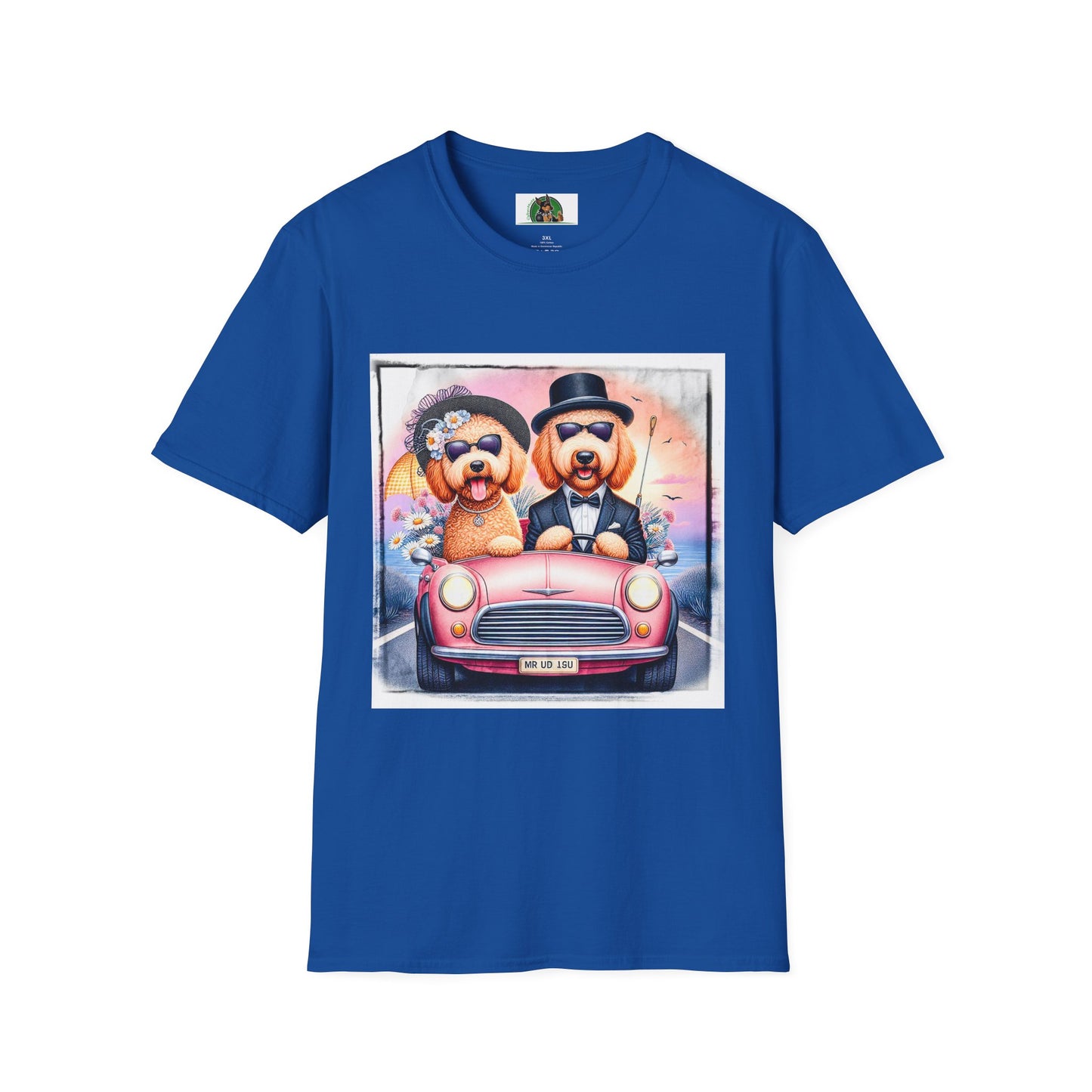 Wacky Golden Doodle wedding day shirt T-Shirt Printify XS Royal