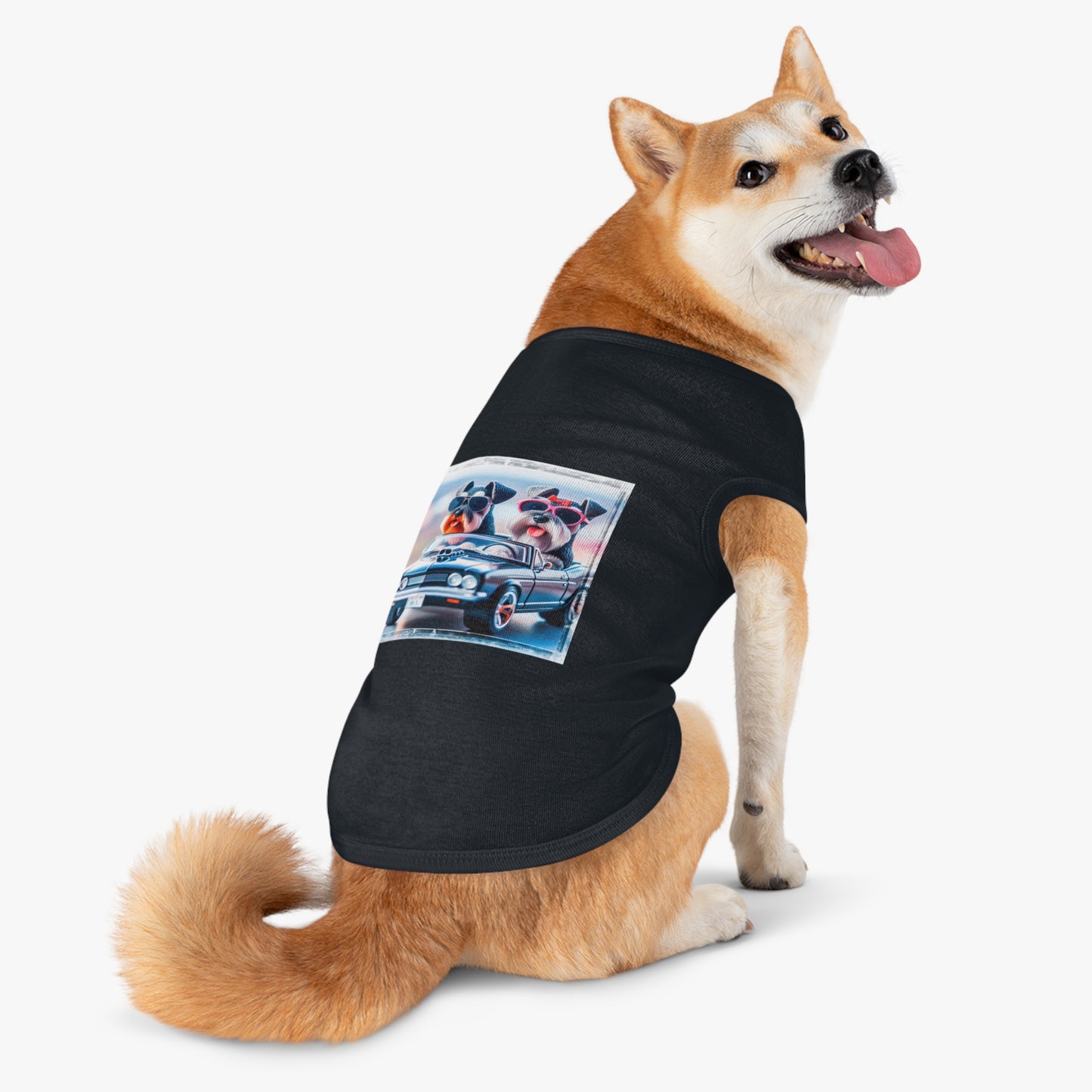 Miniature Schnauzers driving friends shirt