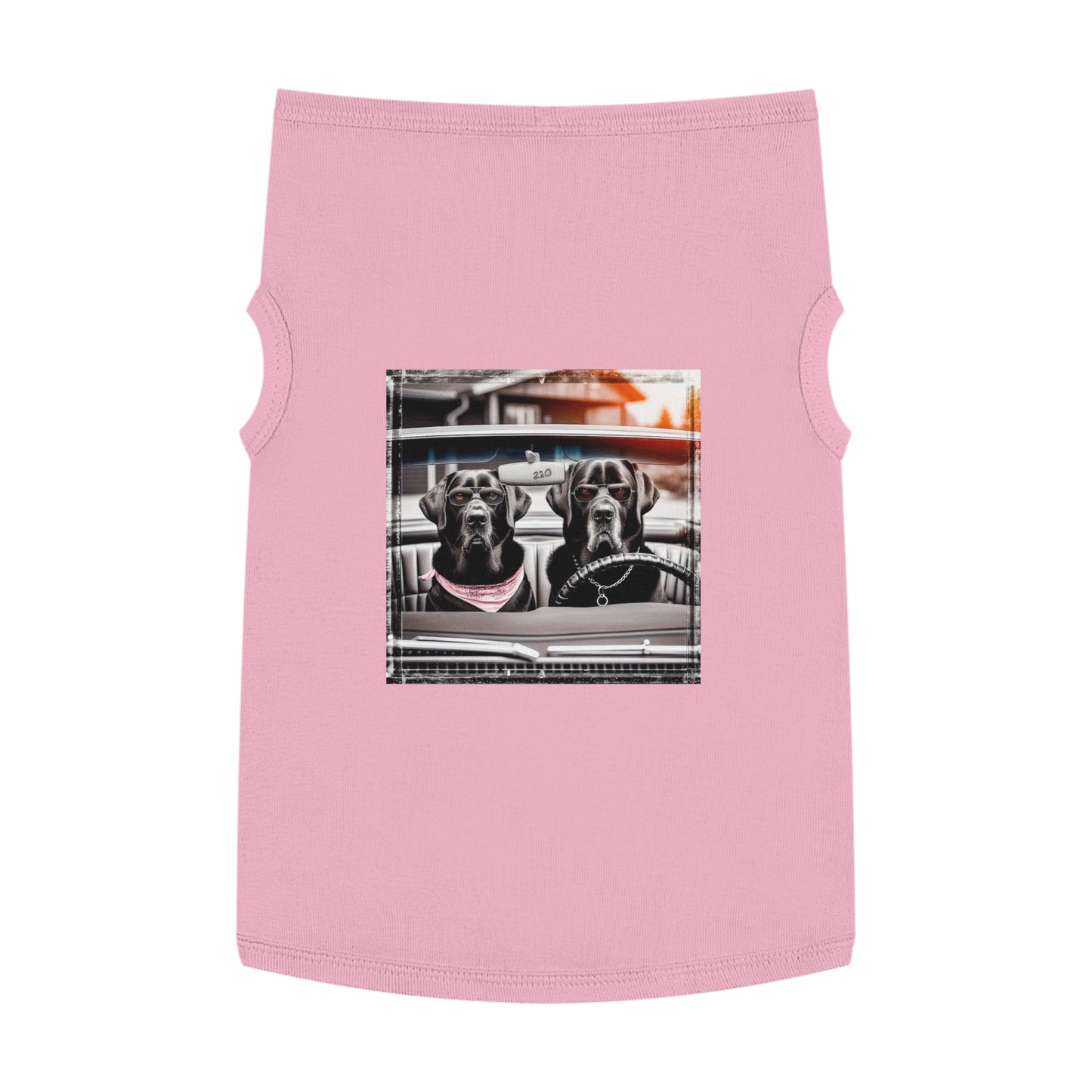 Labrador retriever fun couple shirt Pets Printify XL Pink