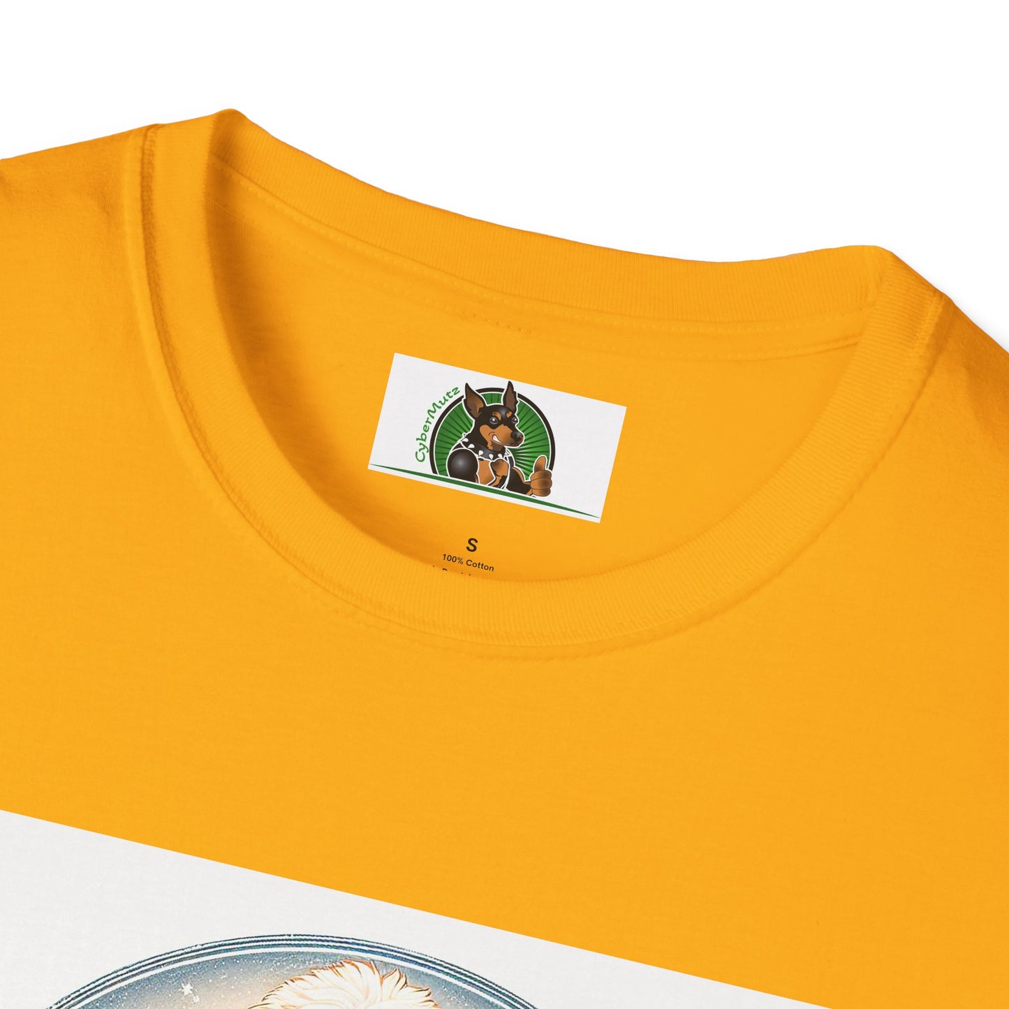 Golden Doodle flowery waves t shirt