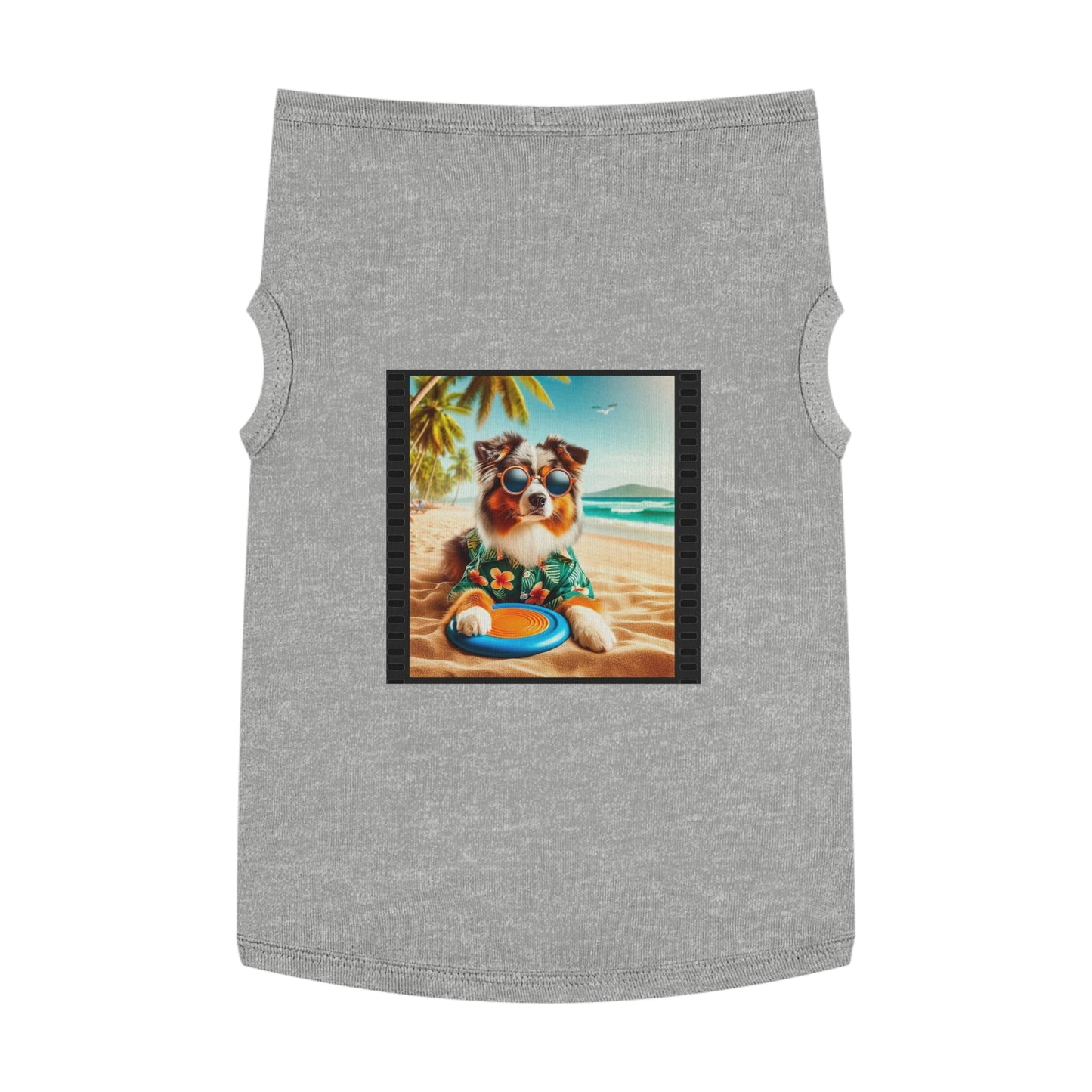 Pet Tank Top Australian Shepherd Pets Printify XL Heather