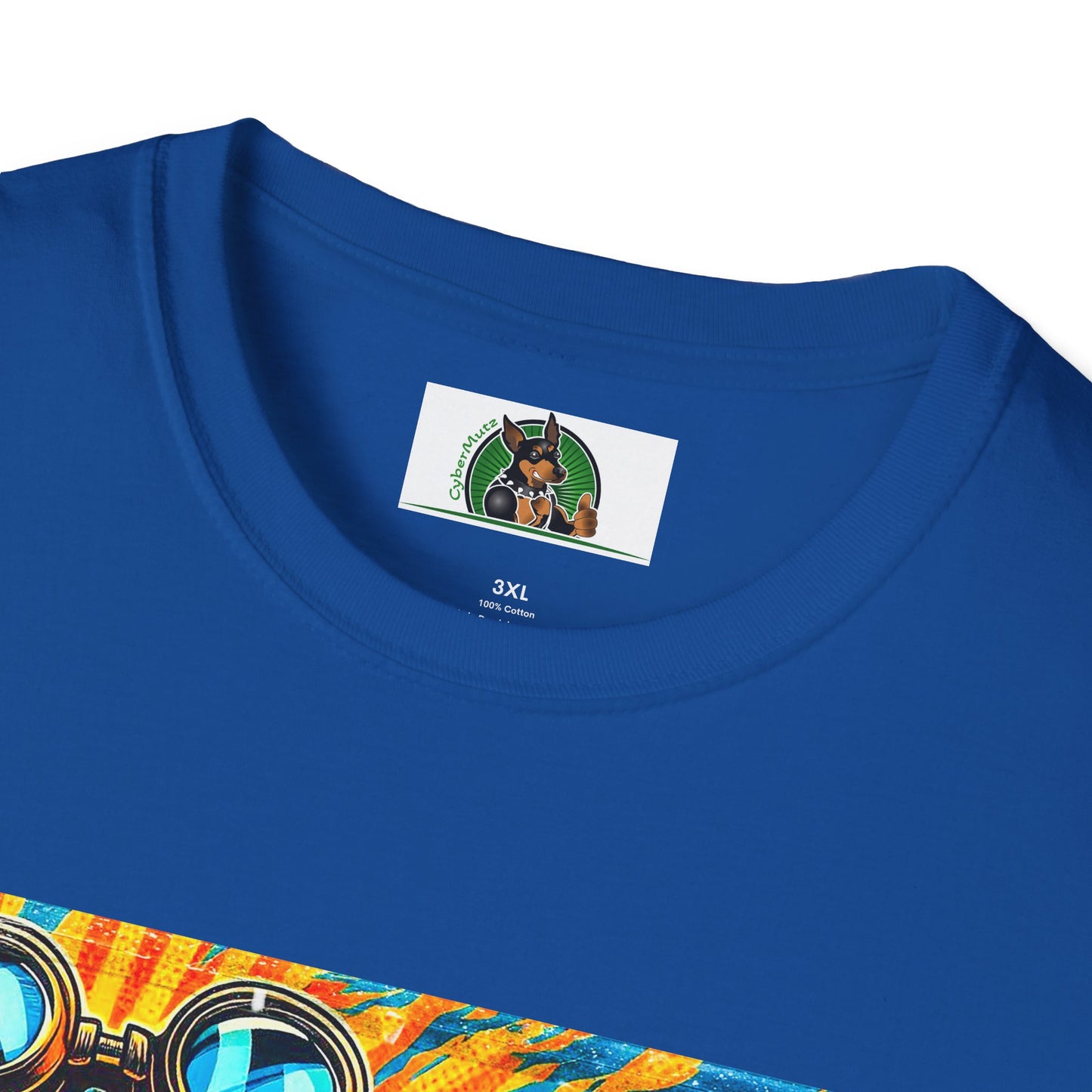 Pit Bull colorful steam punk shirt T-Shirt Printify