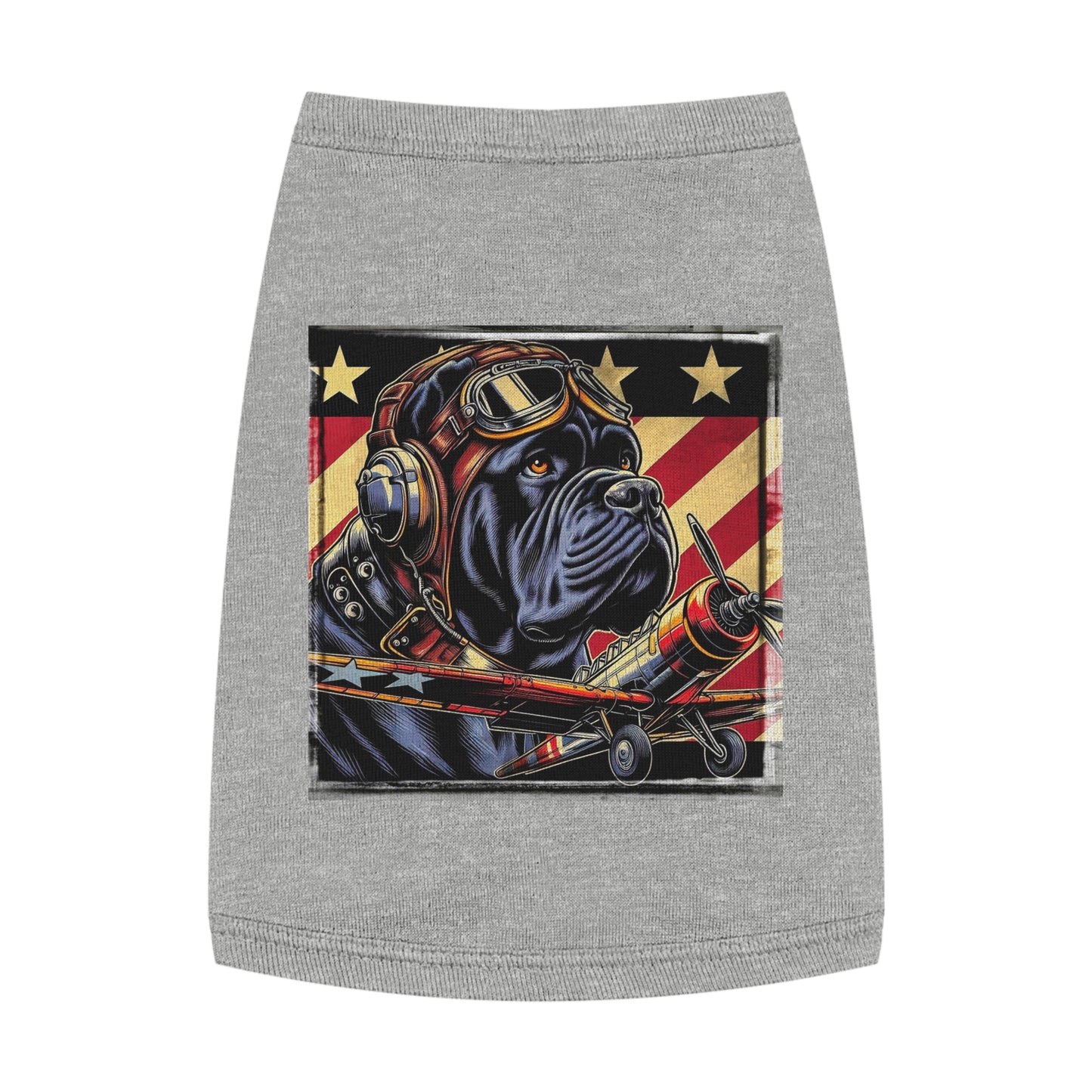 Pet Tank Top Cane Corso Pilot Pets Printify M Heather