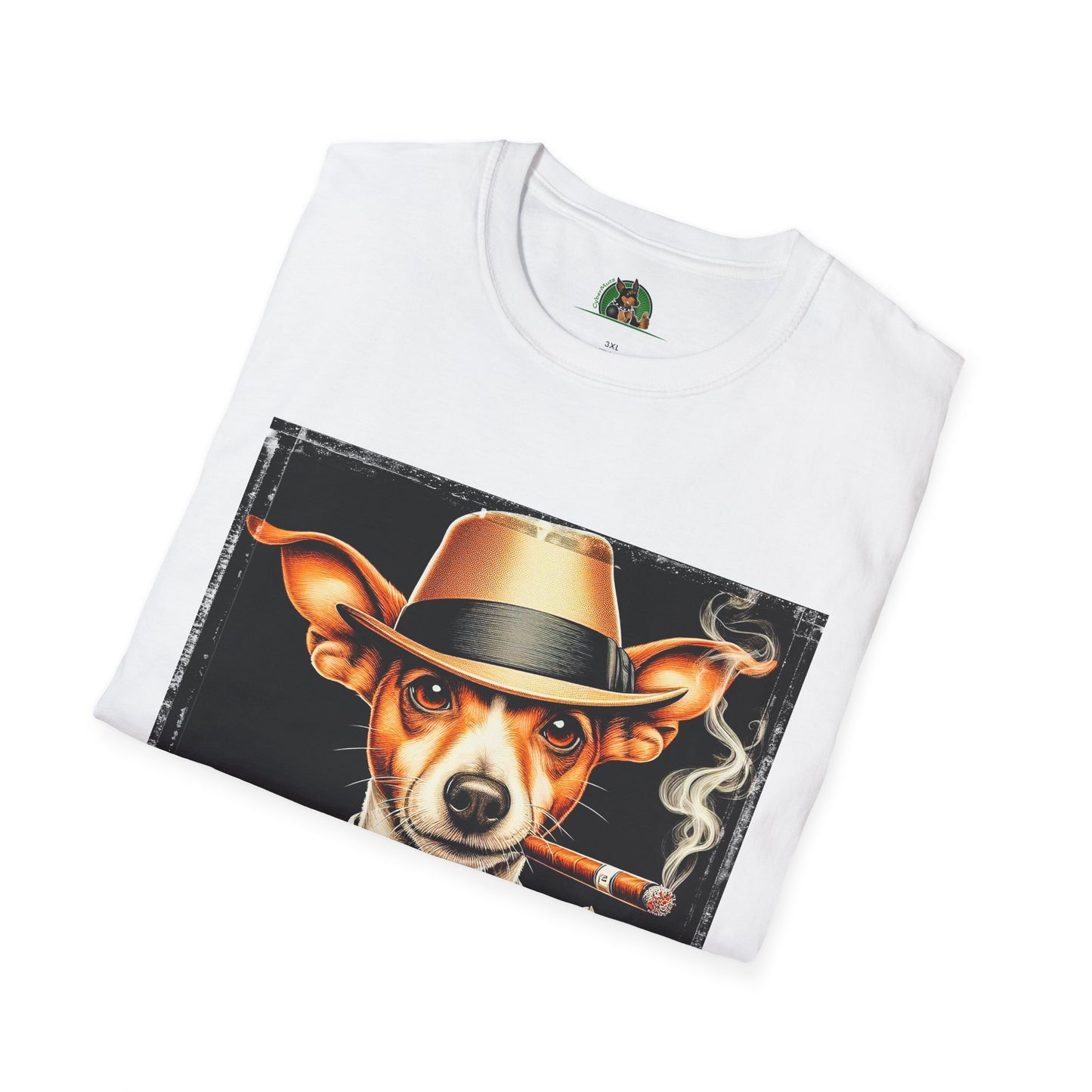 Rat Terrier T-Shirt cigars and whiskey T-Shirt Printify