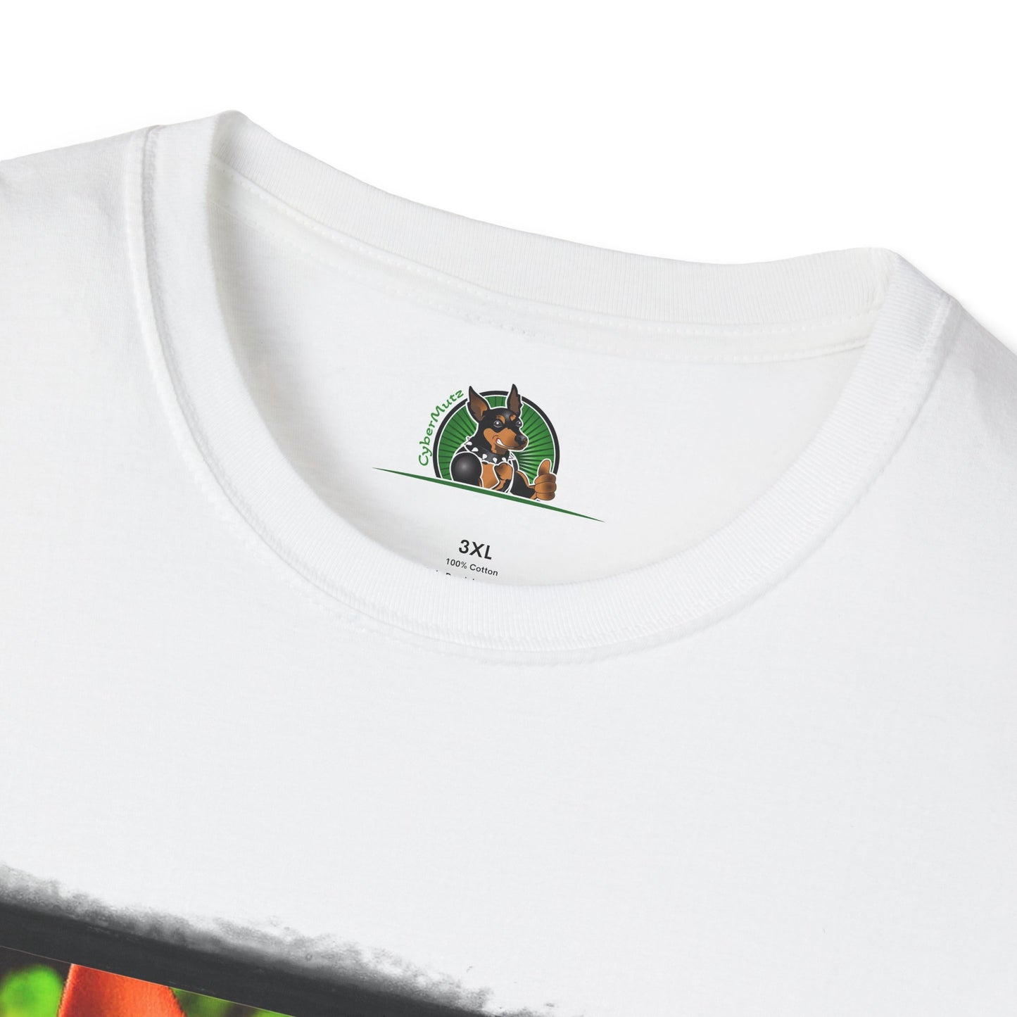 Min Pin T-Shirt 70s hippie T-Shirt Printify