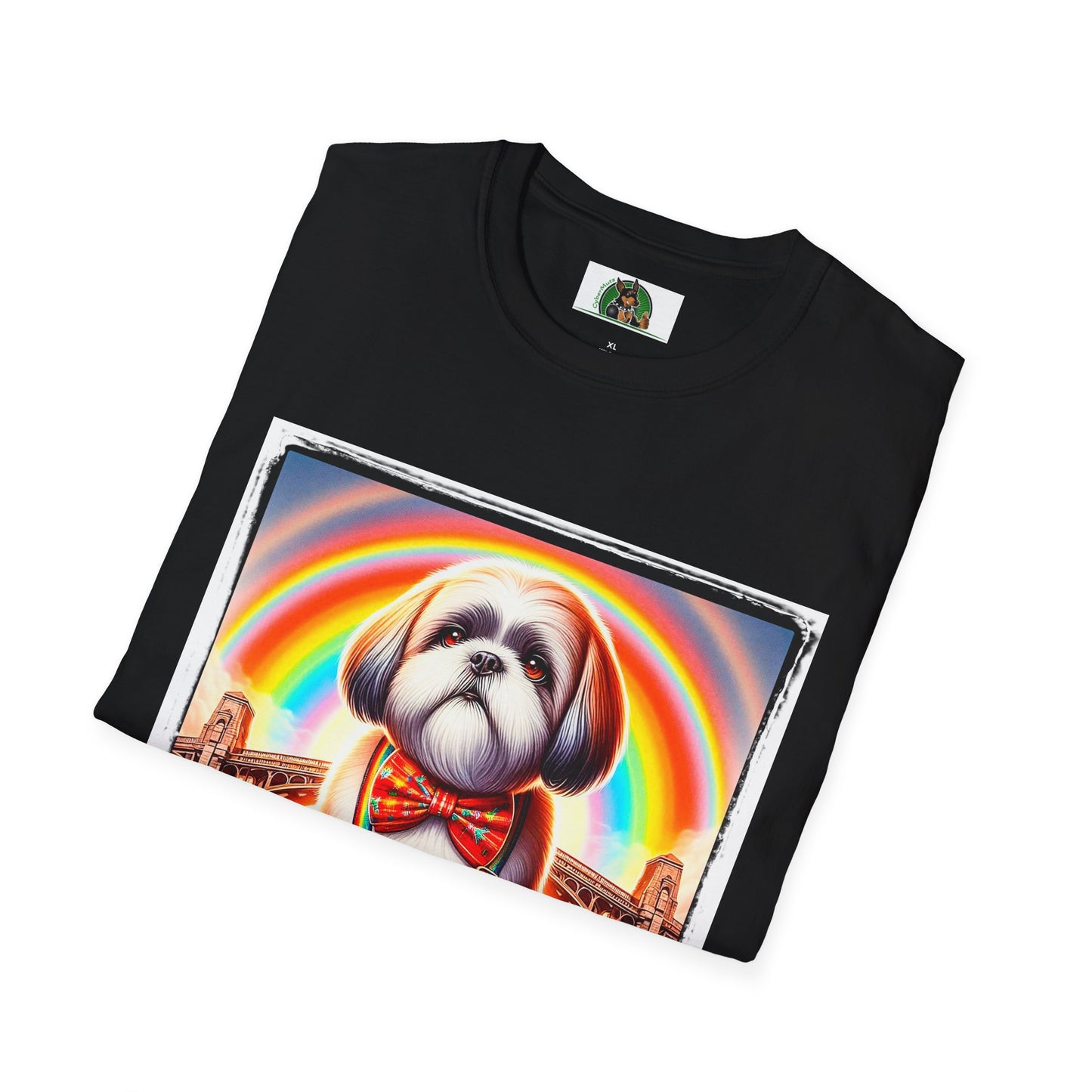 Shih Tzu rainbow shirt. T-Shirt Printify