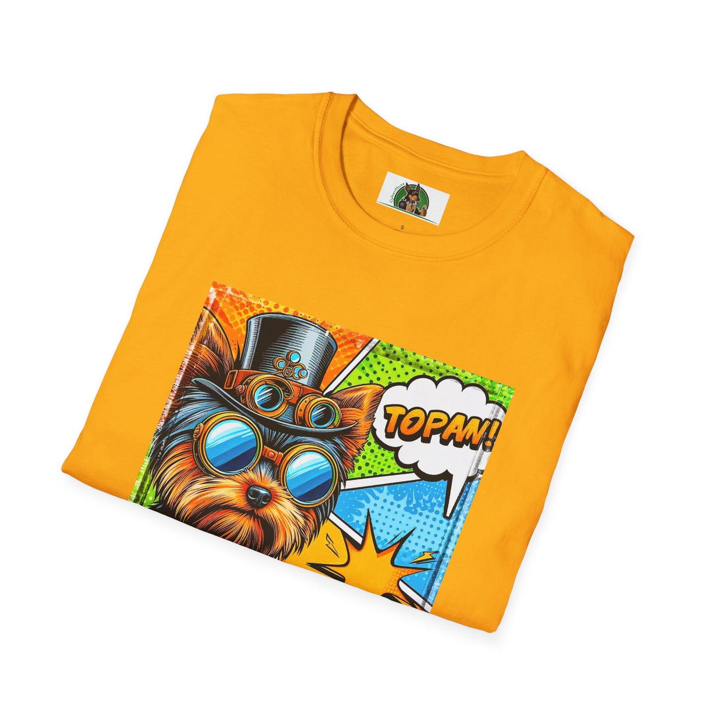 Yorkie pop art shirt