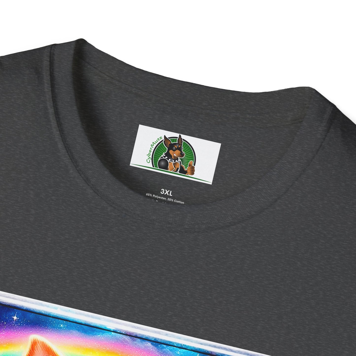 Yorkie rainbow bridge shirt T-Shirt Printify