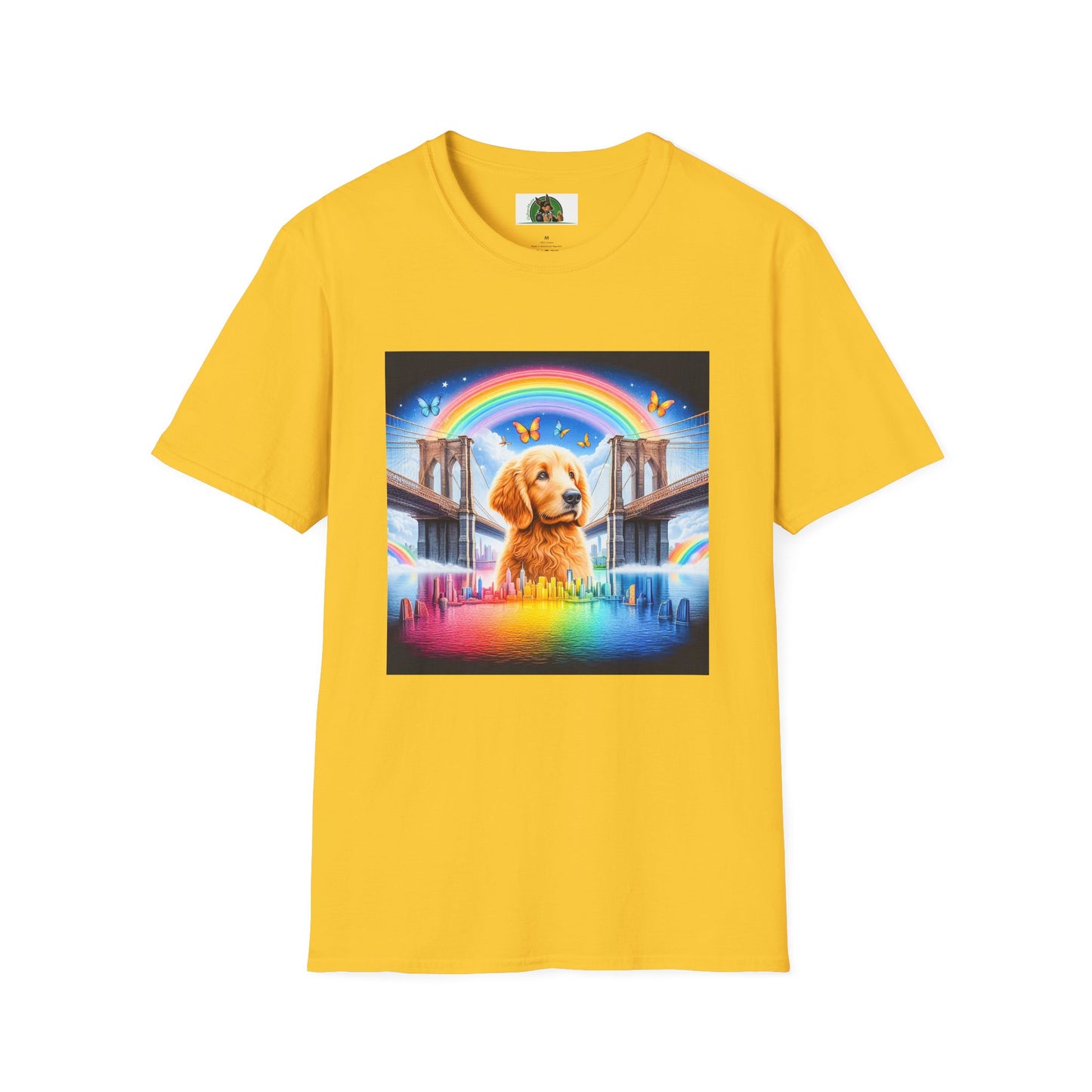Golden Doodle rainbow shirt T-Shirt Printify S Daisy