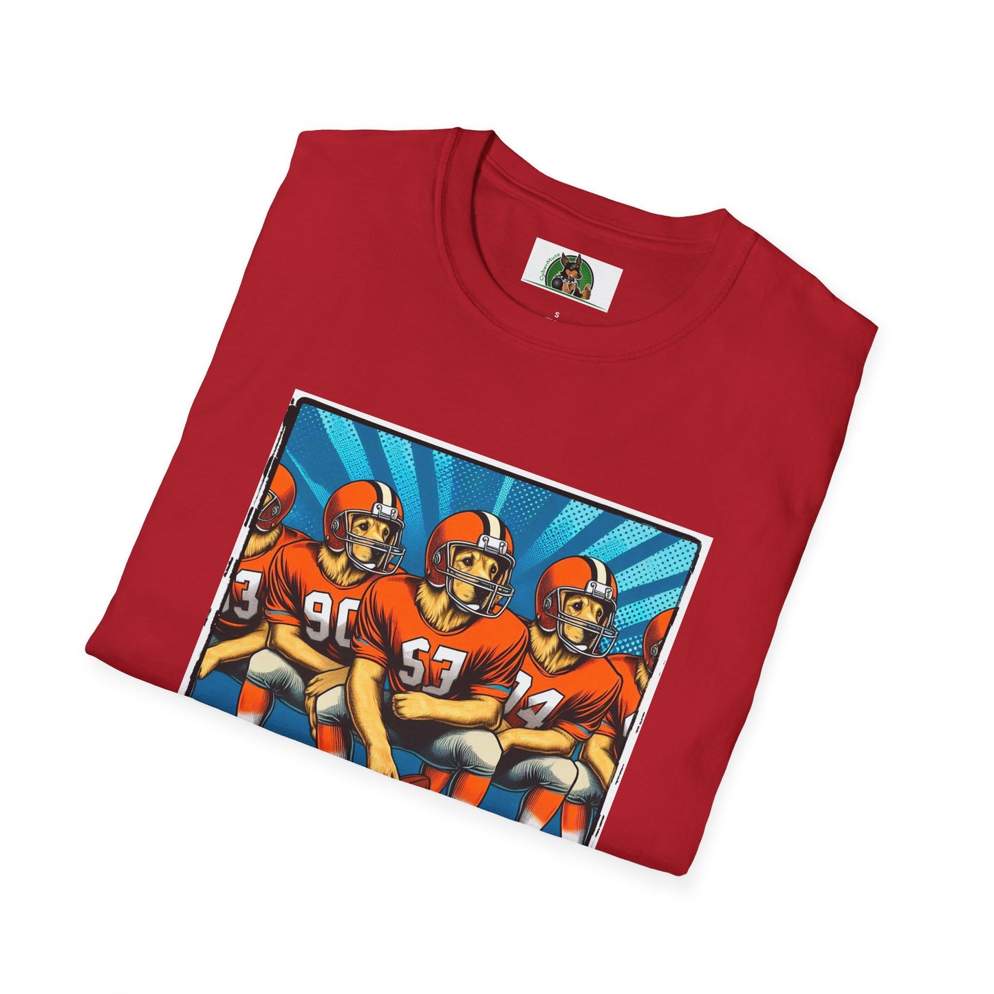 Golden Retriever football sports team shirt