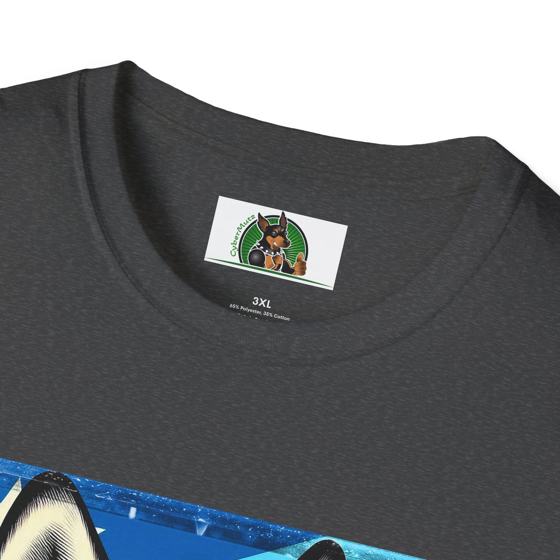 Husky super hero shirt T-Shirt Printify