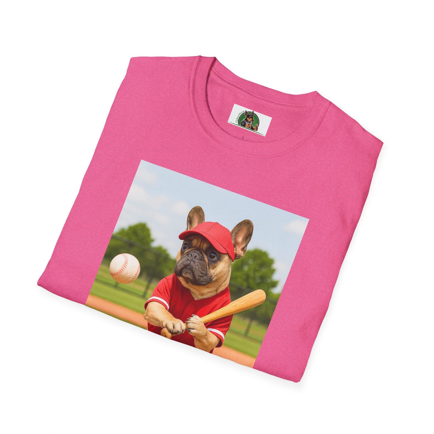 Sports Baseball French Bulldog T-Shirt