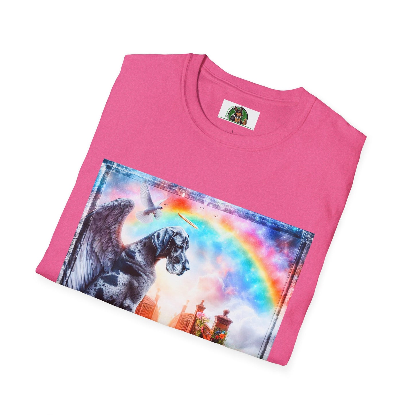 Great Dane rainbow Angel shirt