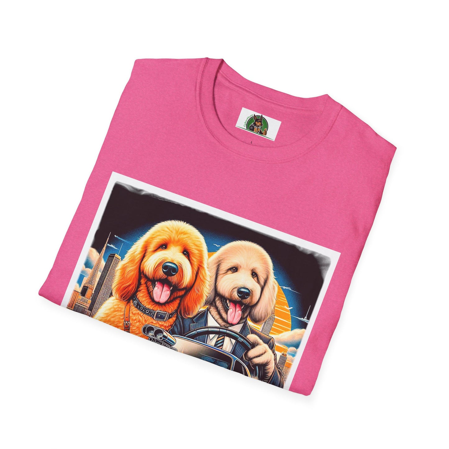 Golden Doodle cool car t shirt