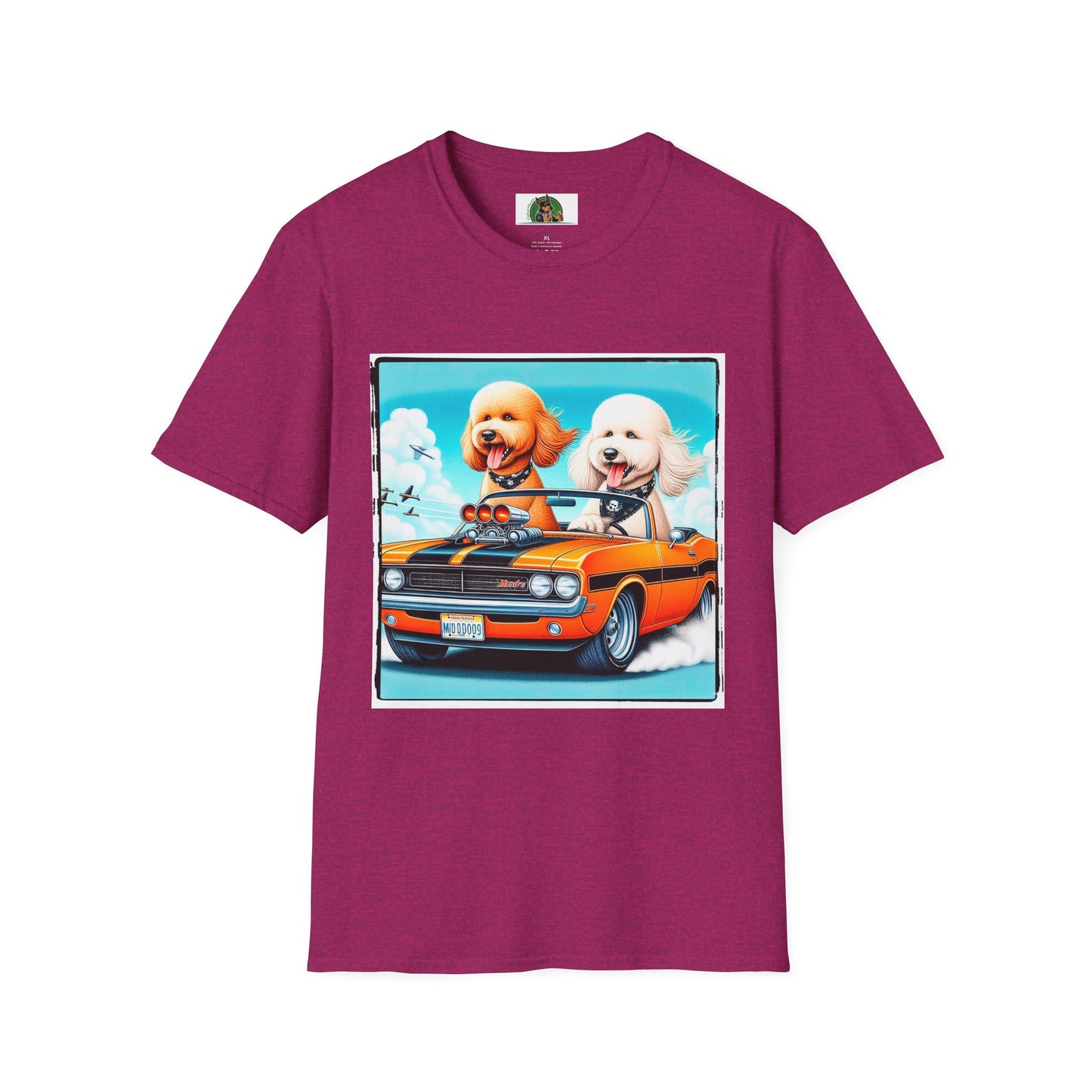 Wacky Shepadoodle T-Shirt Printify S Antique Heliconia