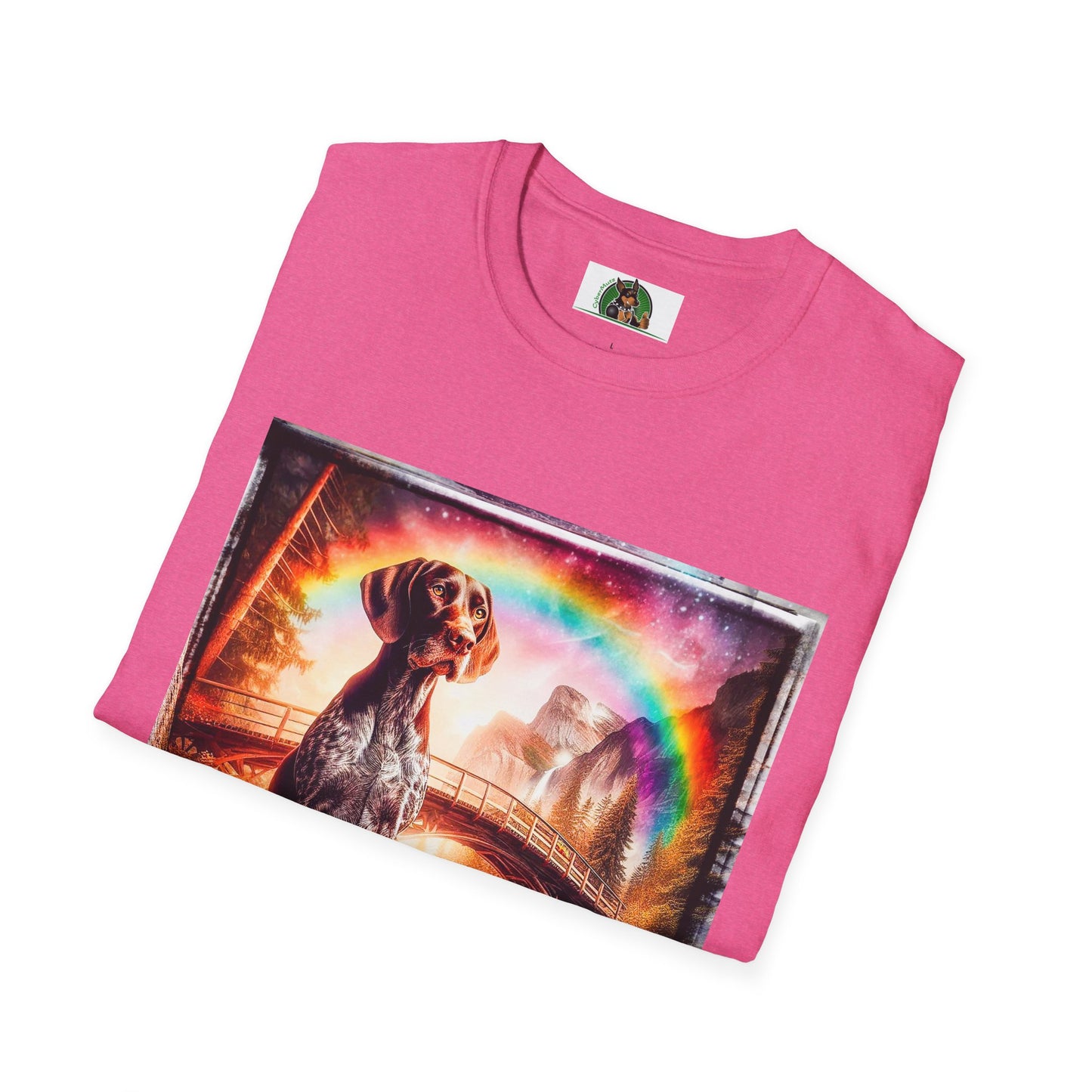 German Shorthaired Pointer crashing waves t shirt