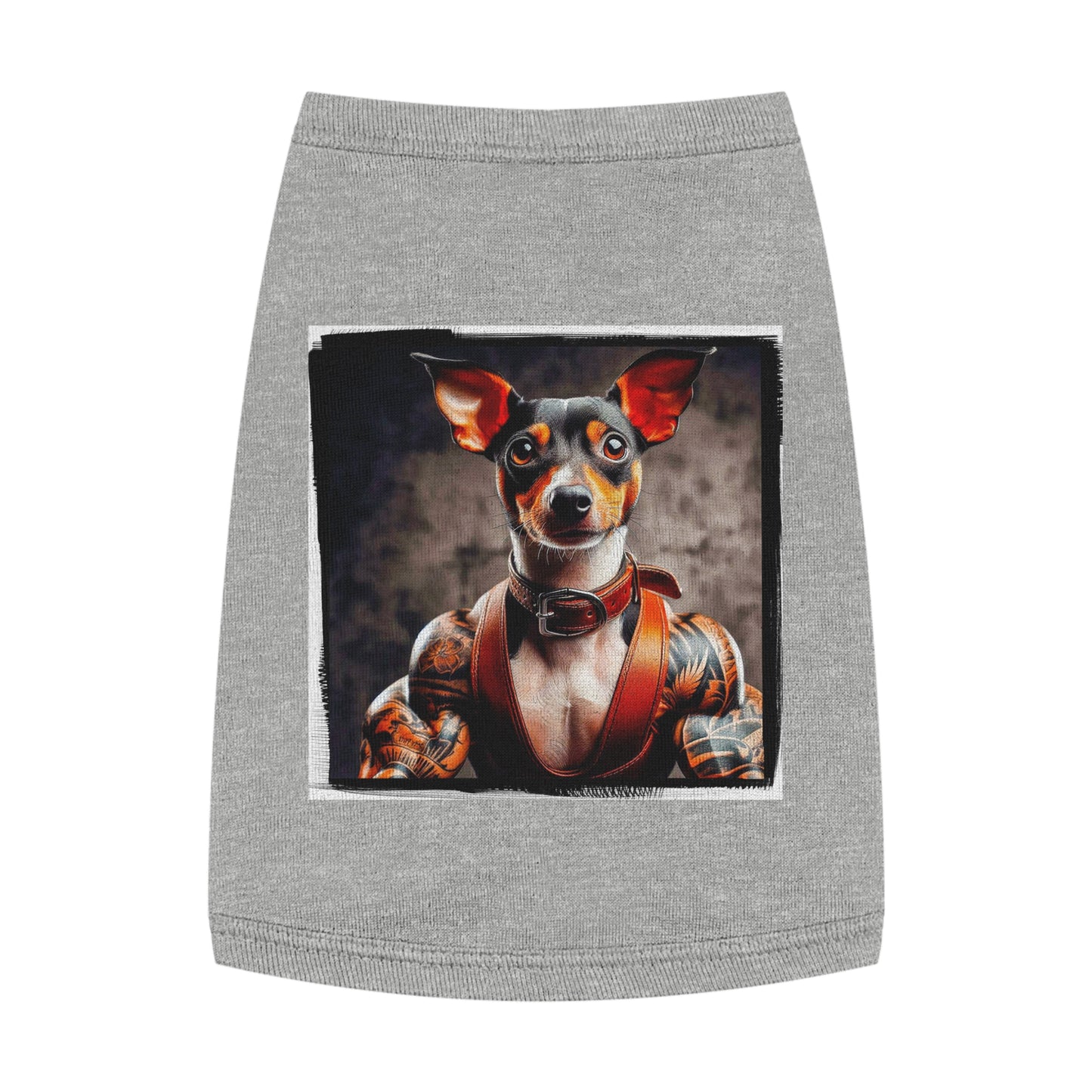 Pet Tank Top Rat Terrier bartender Pets Printify M Heather