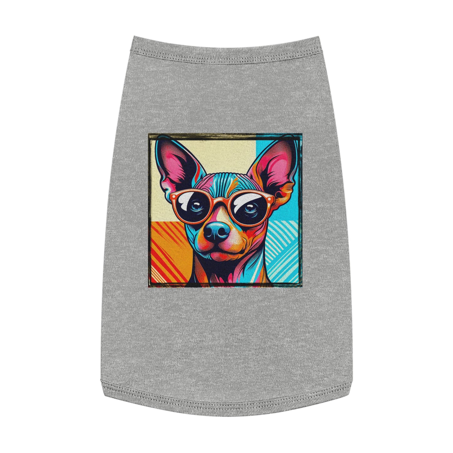 Mexican Hairless cool shades shirt Pets Printify L Heather