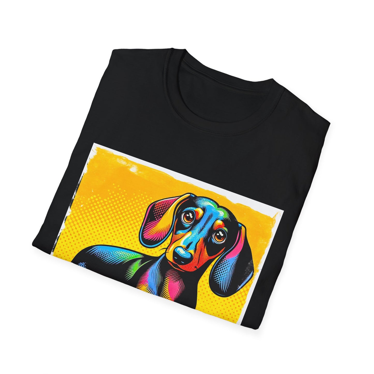 Dachshund pretty in colors t shirt T-Shirt Printify