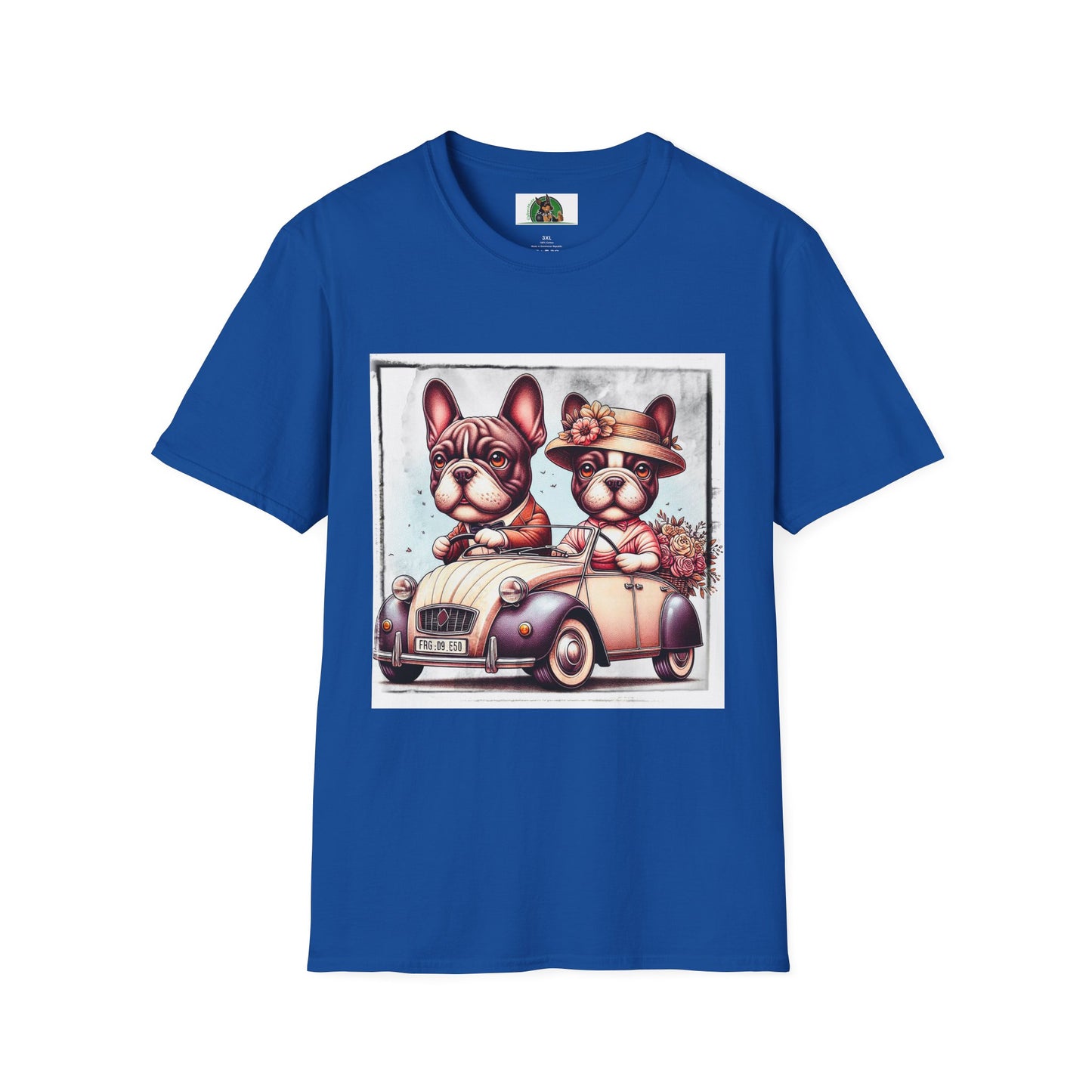 Wacky French Bulldog T-Shirt Printify XS Royal
