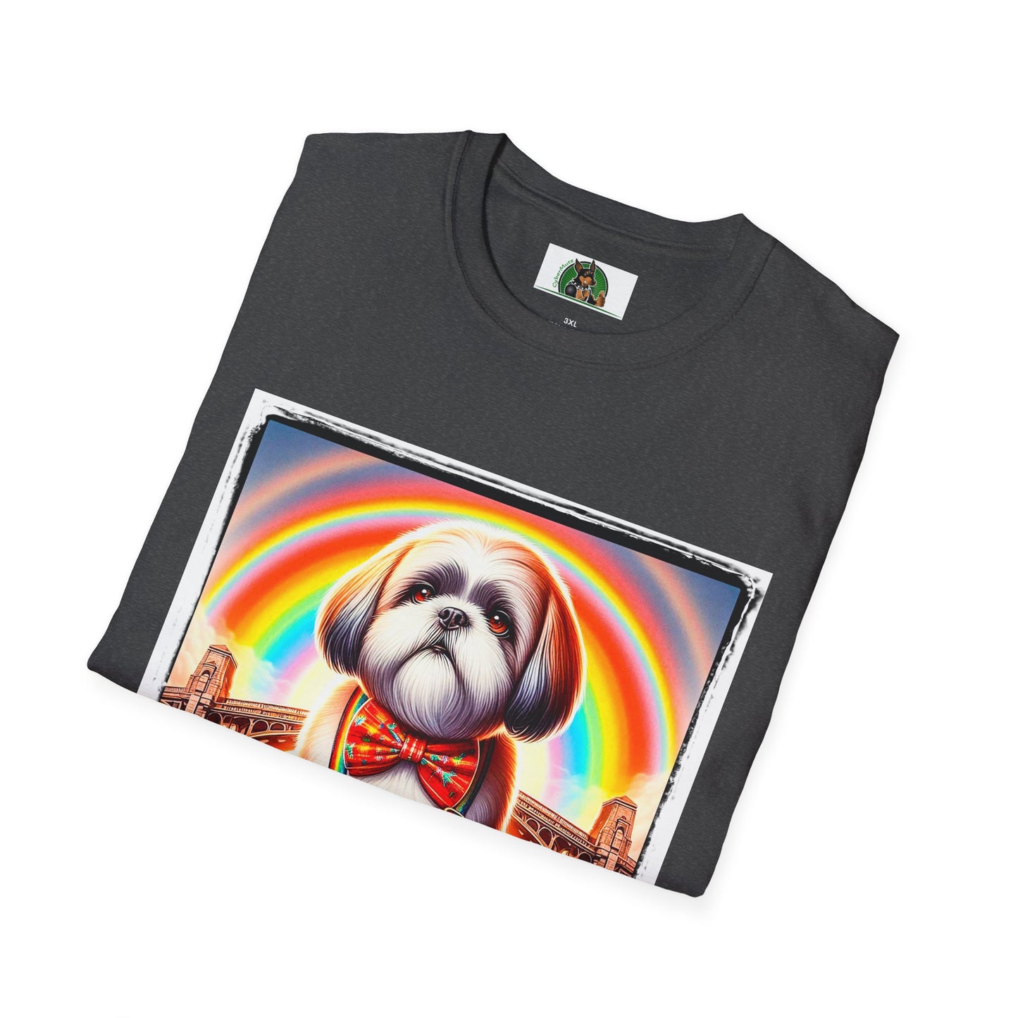 Shih Tzu rainbow shirt. T-Shirt Printify