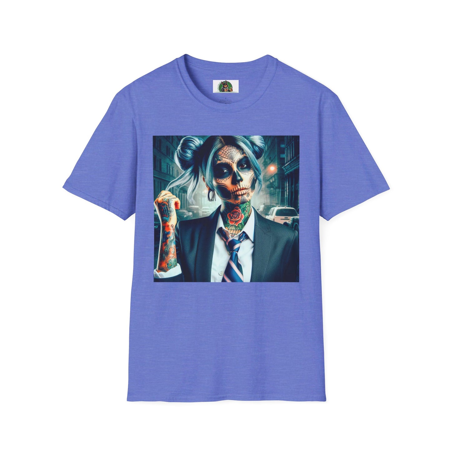 Zombie Girl T-Shirt Printify S Heather Royal
