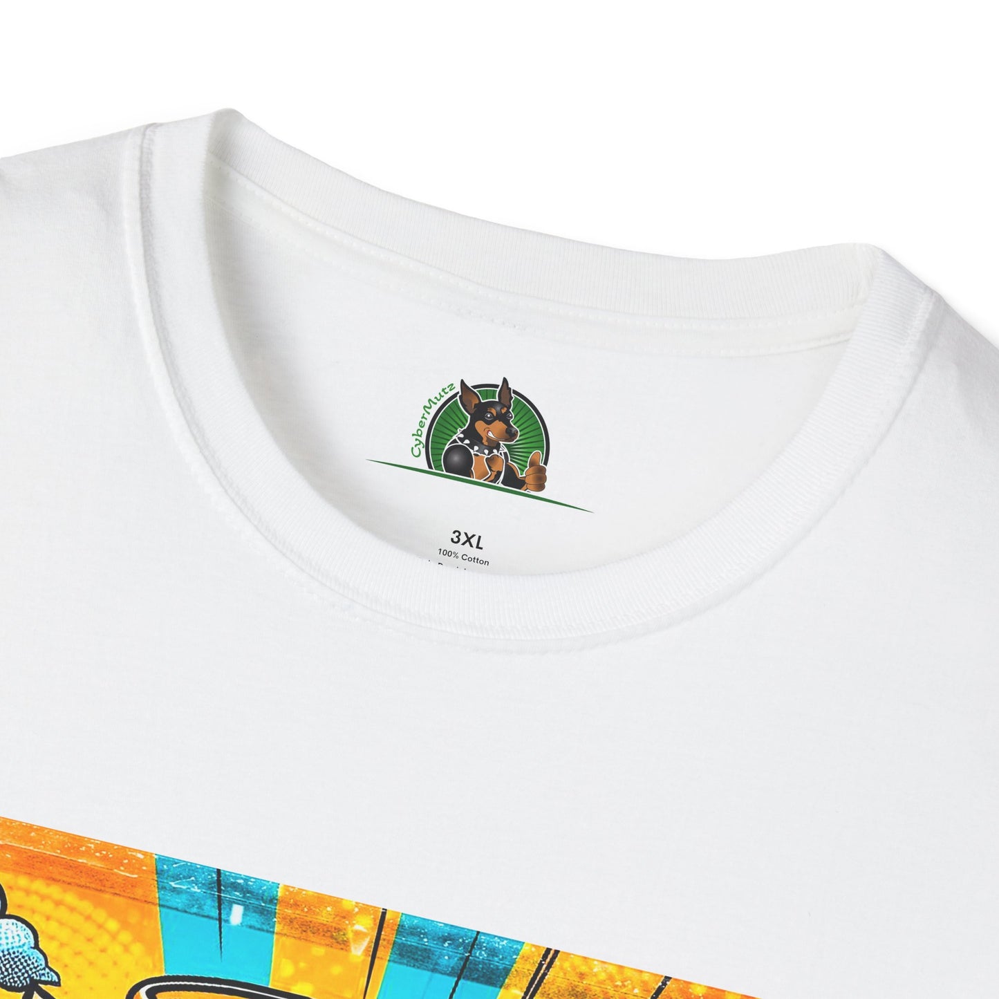 Yorkie pop art clouds shirt T-Shirt Printify