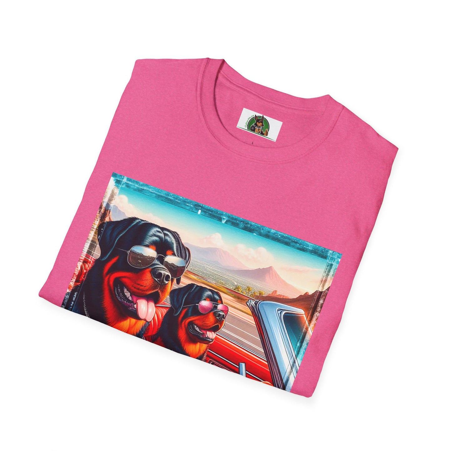 Wacky Rottweiler driving friends shirt