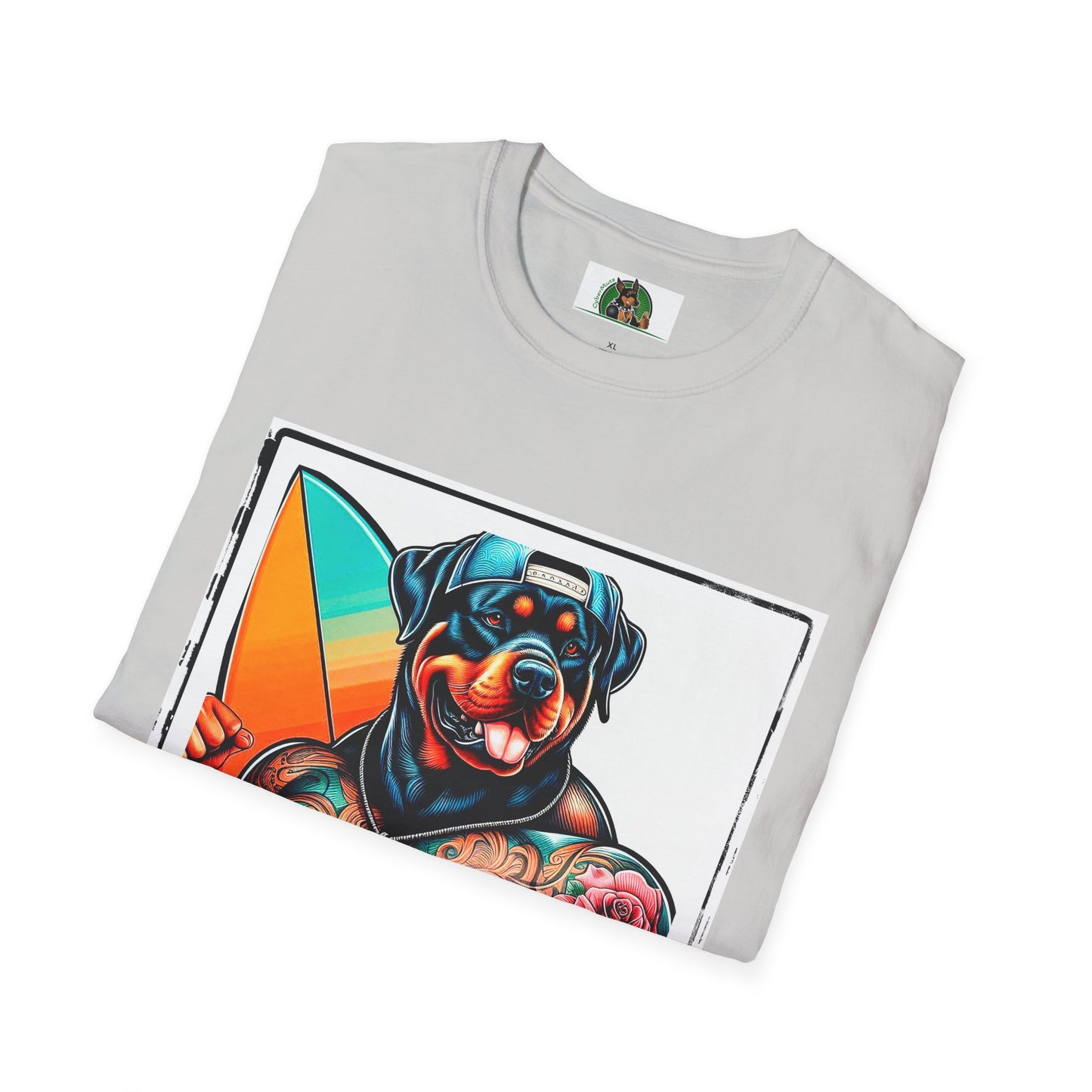 Rottweiler beach hotter shirt