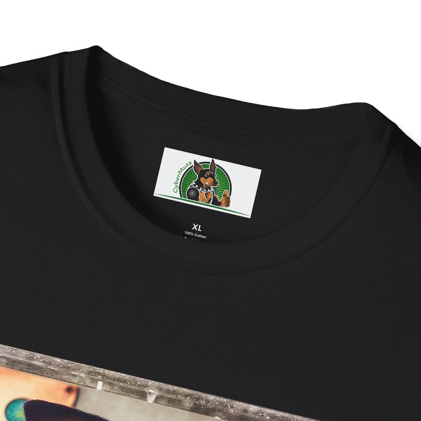 Min Pin T-Shirt hippie girl T-Shirt Printify