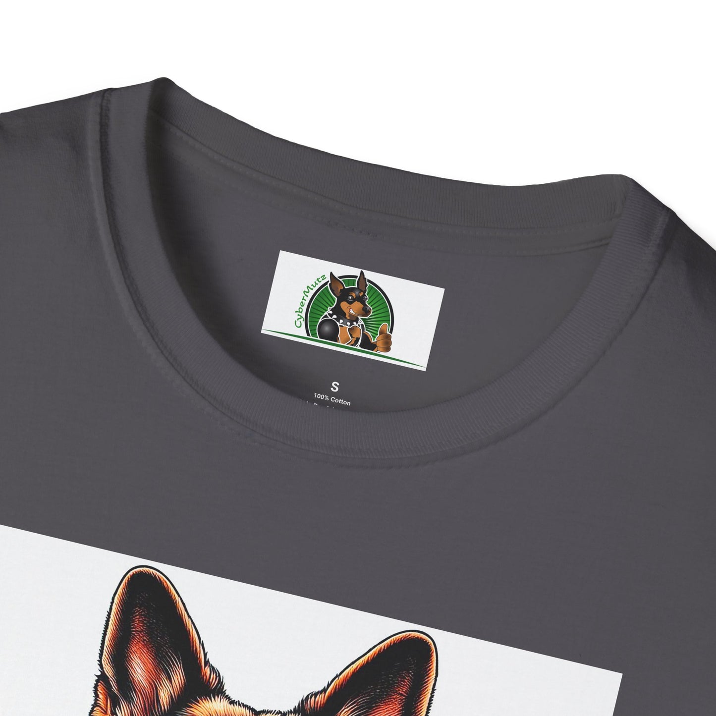 German Shepherd suit and tie T-Shirt Printify