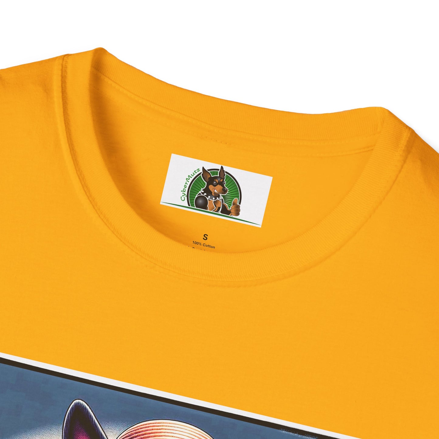 Boston Terrier Blonde Surfer Girl Dog T-Shirt Printify