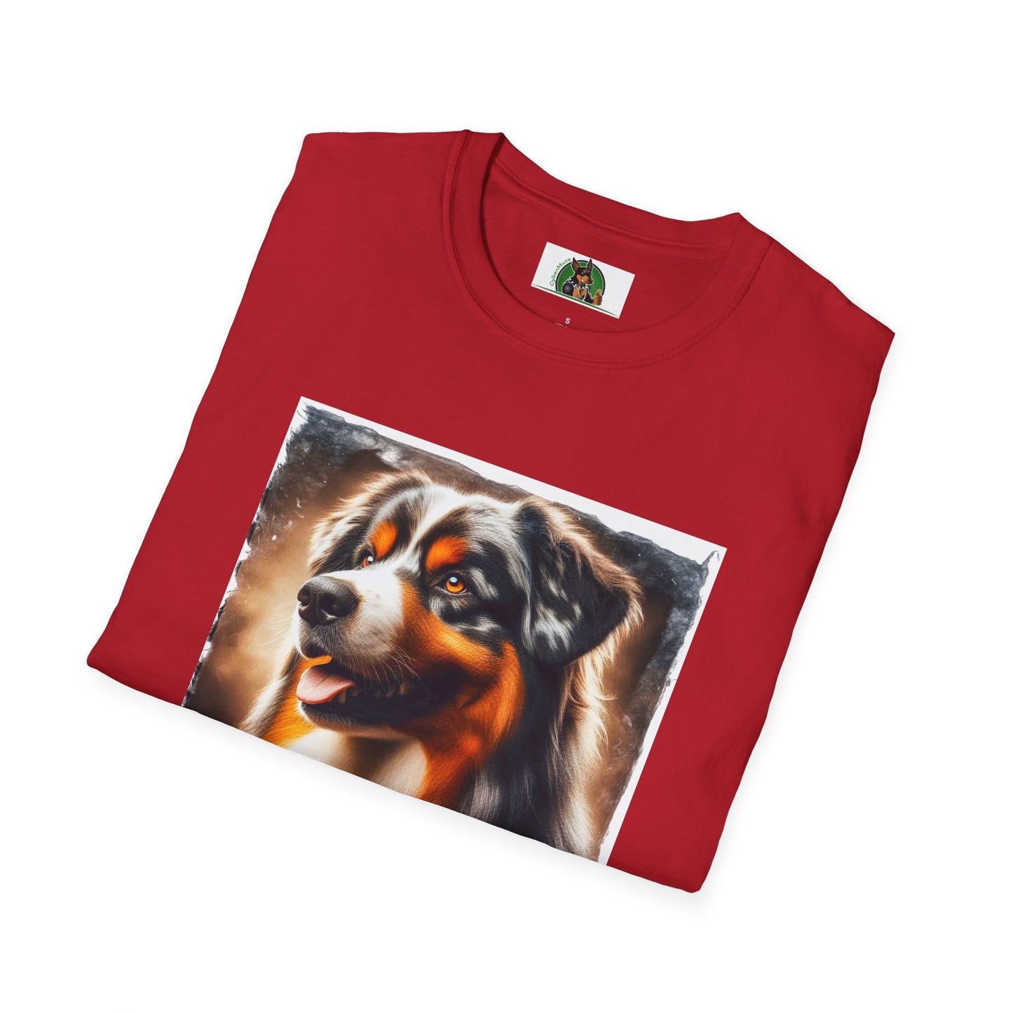 Australian Shepherd Profile Pic T-Shirt Printify