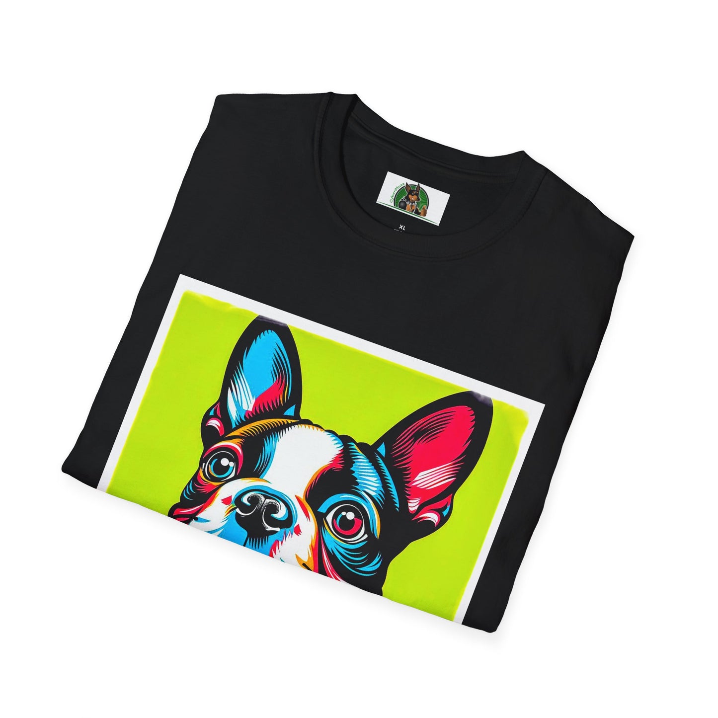 Boston Terrier Pop Art TShirt T-Shirt Printify