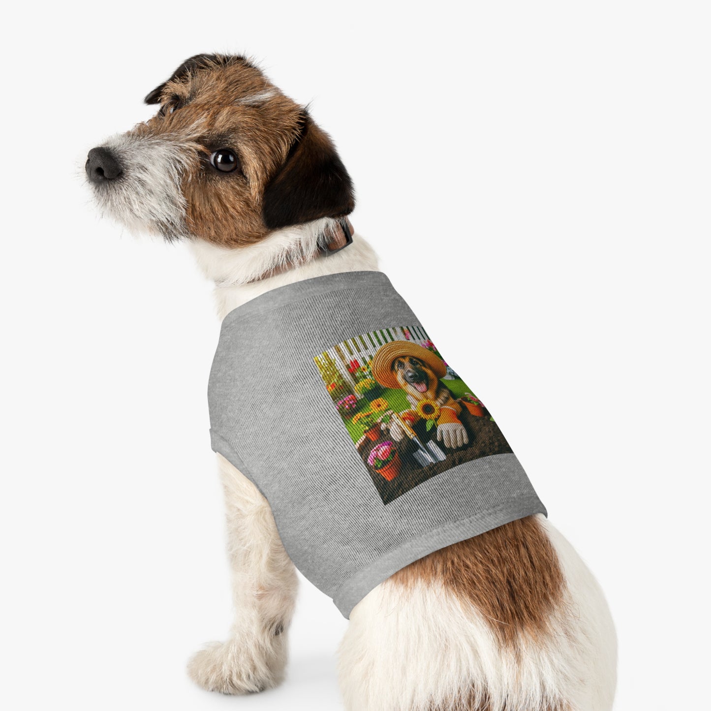 German Shepherd happy Gardner shirt Pets Printify