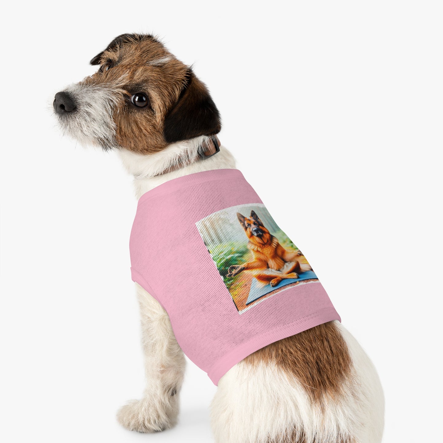 German Shepherd yoga shirt Pets Printify