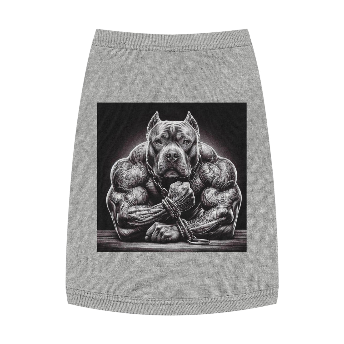 Pet Tank Top Pit Bull gym rat Pets Printify M Heather