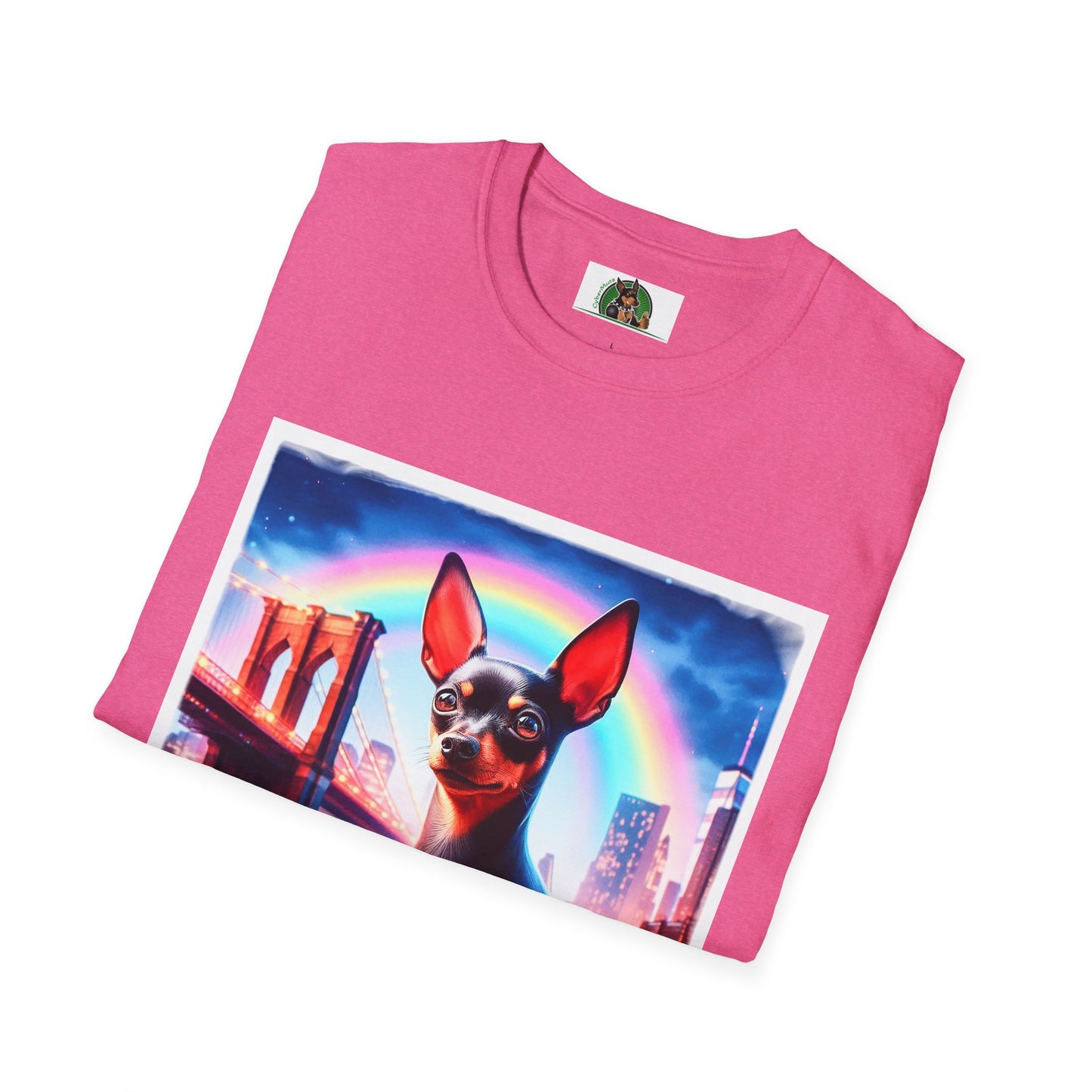 Min Pin T-Shirt rainbow