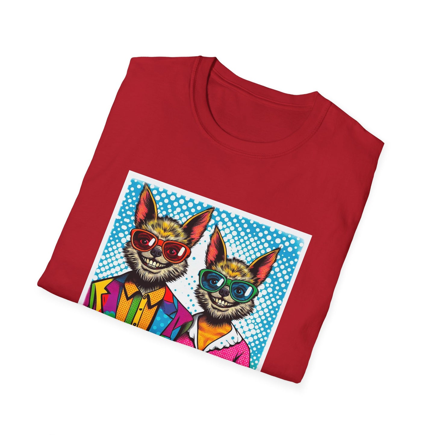 Chupacabra smiling couple t shirt