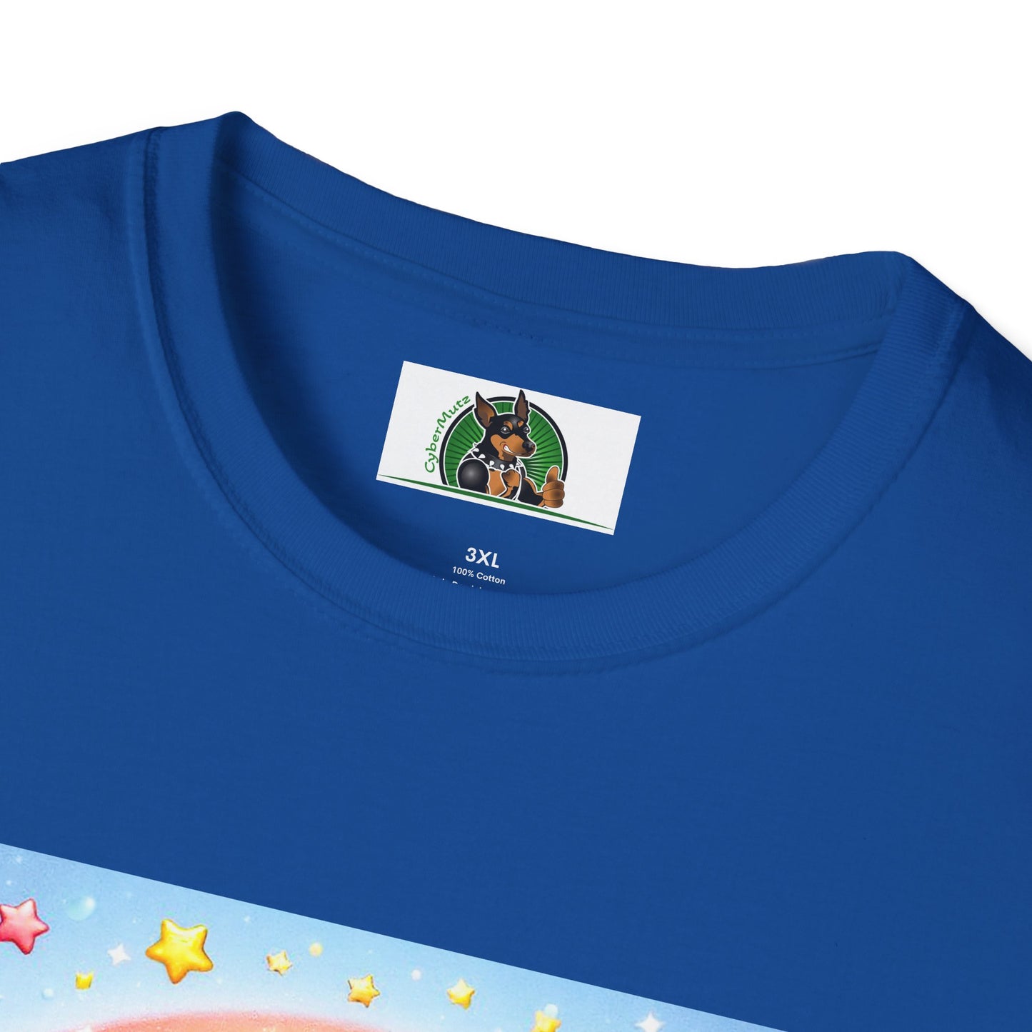 Dachshund glowing angel t shirt T-Shirt Printify