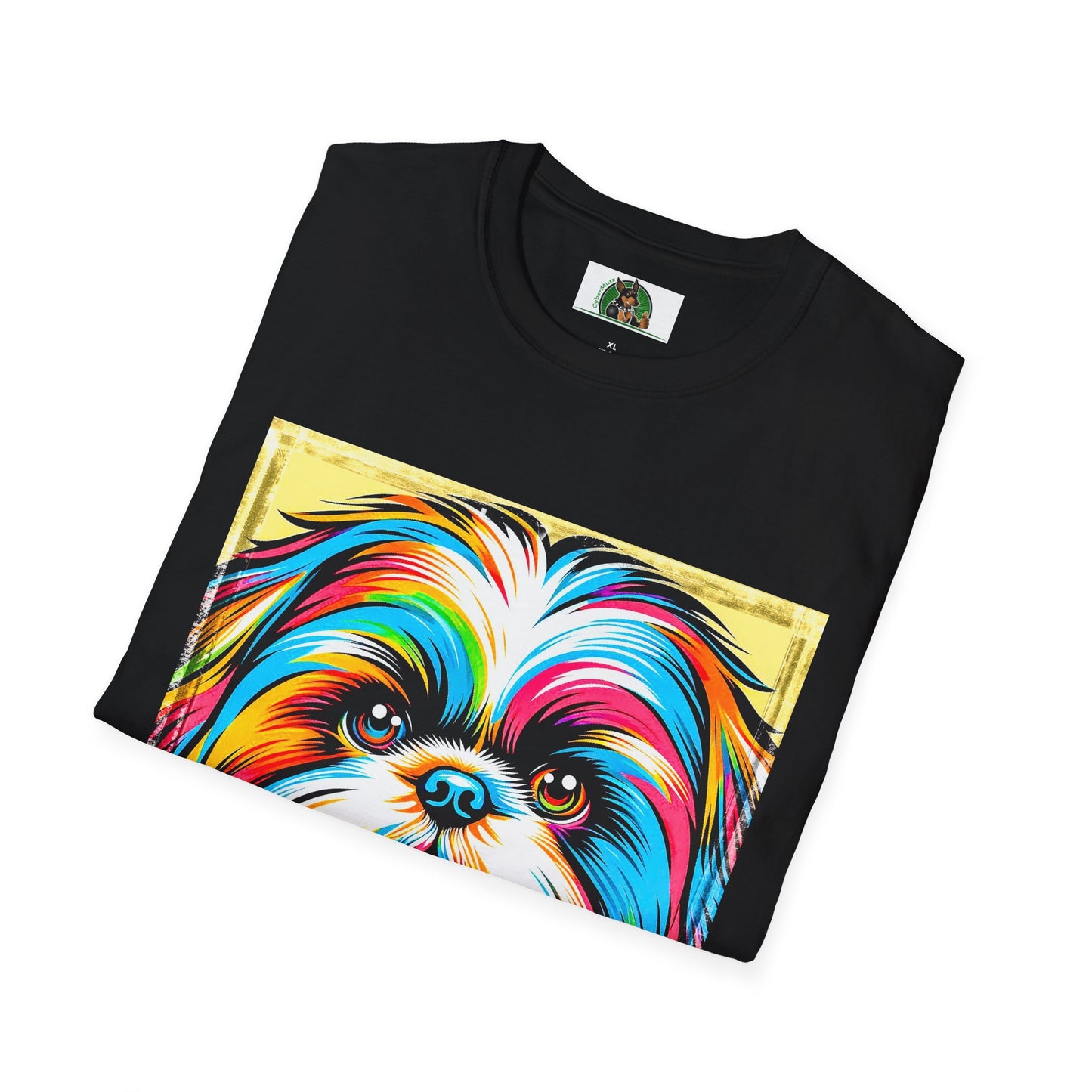 Shih Tzu colorful puppy shirt T-Shirt Printify