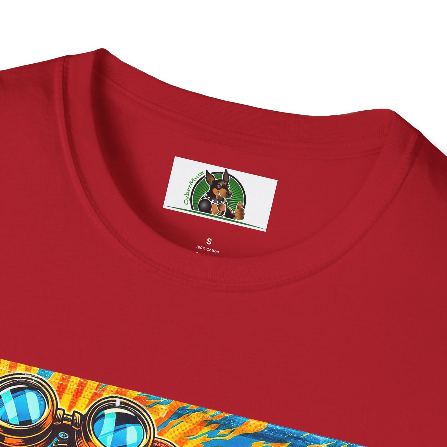 Pit Bull colorful steam punk shirt