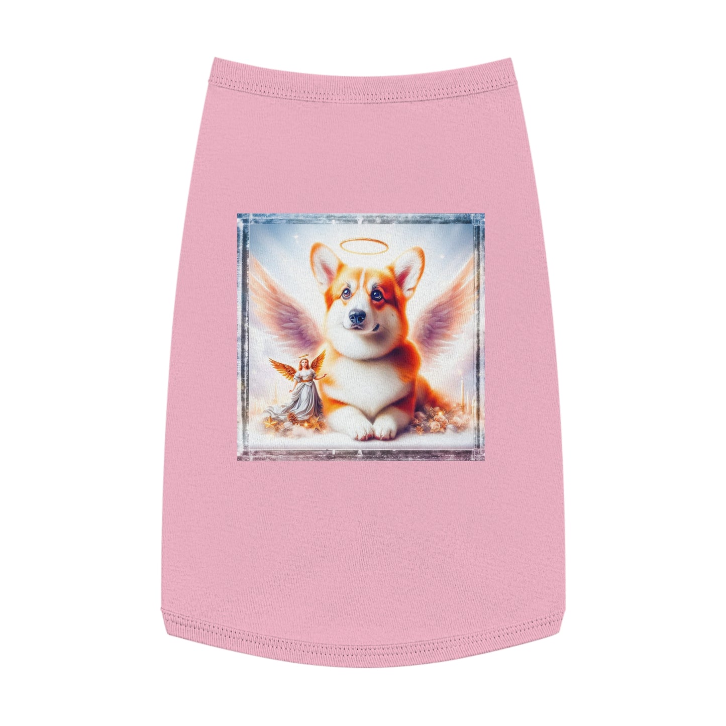 Pembroke Welsh corgi pretty Angel Pets Printify L Pink
